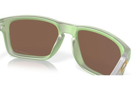 Zonnebril Oakley Holbrook OO9102 9102Y0 Polarized Vierkant Groen