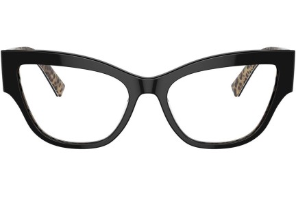 Brillen Dolce & Gabbana DG3378 3299 Cat Eye Zwart