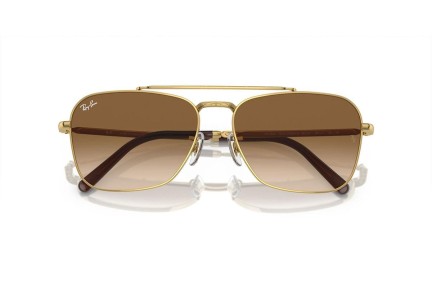 Zonnebril Ray-Ban New Caravan RB3636 001/51 Vierkant Goud