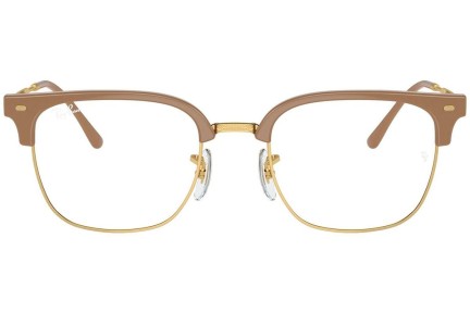 Brillen Ray-Ban New Clubmaster RX7216 8342 Browline Beige