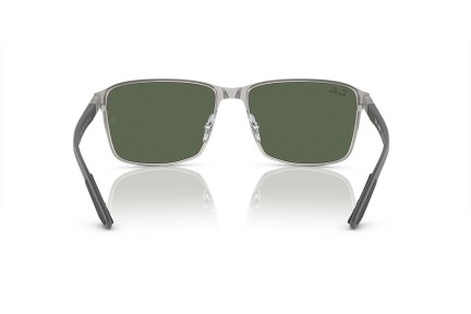 Zonnebril Ray-Ban RB3721 914471 Vierkant Zilver