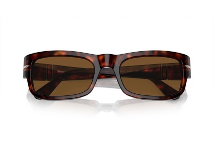 Zonnebril Persol PO3326S 24/57 Polarized Rechthoekige Havana