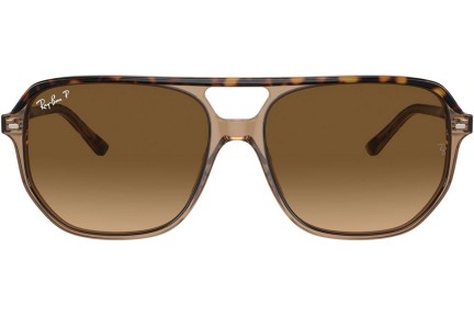 Zonnebril Ray-Ban RB2205 1292M2 Polarized Pilot Bruin