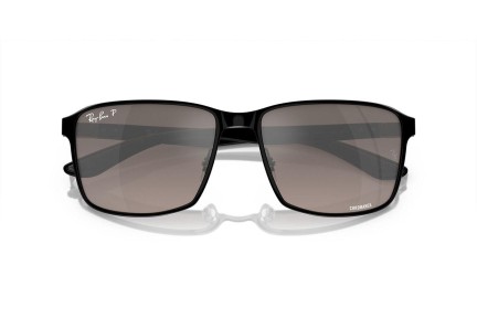 Zonnebril Ray-Ban Chromance Collection RB3721CH 186/5J Polarized Vierkant Zwart