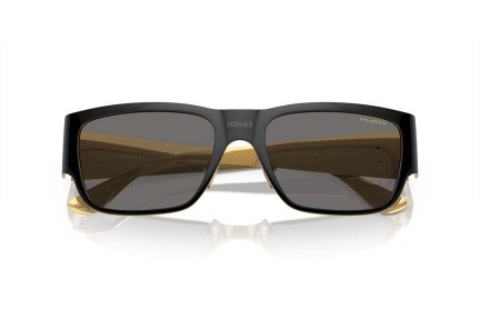 Zonnebril Versace VE2262 143381 Polarized Vierkant Zwart