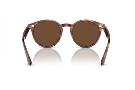 Zonnebril Ray-Ban Larry RB7680S 954/AN Polarized Ronde Havana