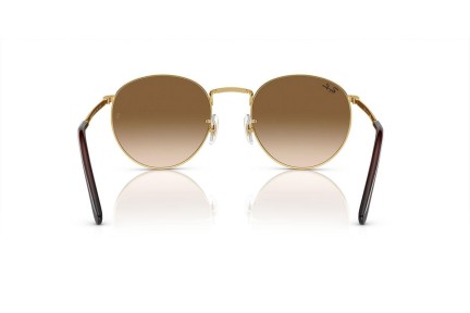 Zonnebril Ray-Ban New Round RB3637 001/51 Ronde Goud