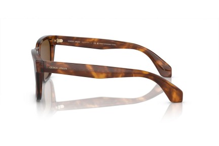 Zonnebril Giorgio Armani AR8155 598857 Polarized Vierkant Havana