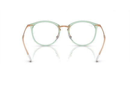 Brillen Ray-Ban RX7140 8337 Ronde Groen