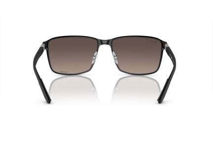 Zonnebril Ray-Ban Chromance Collection RB3721CH 186/5J Polarized Vierkant Zwart