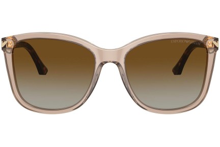 Zonnebril Emporio Armani EA4060 5850T5 Polarized Vierkant Beige