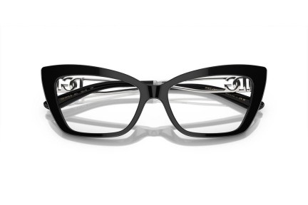 Brillen Dolce & Gabbana DG3375B 501 Cat Eye Zwart