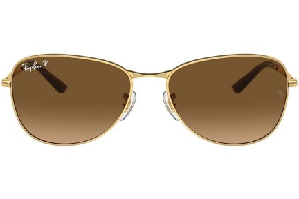 Zonnebril Ray-Ban RB3733 001/M2 Polarized Pilot Goud