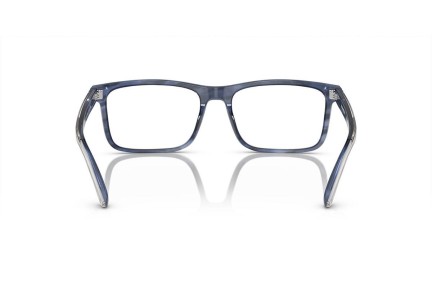 Brillen Emporio Armani EA3227 6054 Rechthoekige Blauw