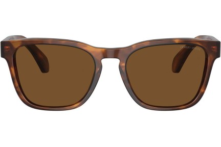 Zonnebril Giorgio Armani AR8155 598857 Polarized Vierkant Havana