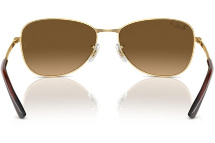 Zonnebril Ray-Ban RB3733 001/M2 Polarized Pilot Goud