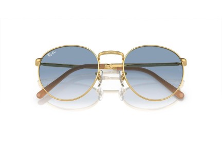 Zonnebril Ray-Ban New Round RB3637 001/3F Ronde Goud