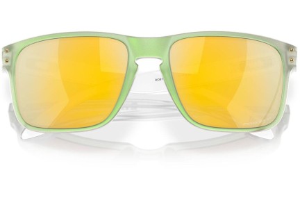 Zonnebril Oakley Holbrook OO9102 9102Y0 Polarized Vierkant Groen