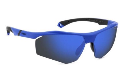 Zonnebril Polaroid PLD7055/S FLL/QG Polarized Rechthoekige Blauw