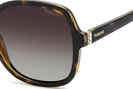 Zonnebril Polaroid PLD4177/S/X 086/LA Polarized Vierkant Havana