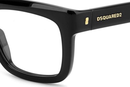 Brillen Dsquared2 D20144 807 Rechthoekige Zwart