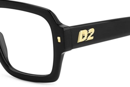 Brillen Dsquared2 D20148 807 Vierkant Zwart