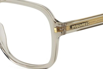 Brillen Dsquared2 D20145 10A Rechthoekige Beige