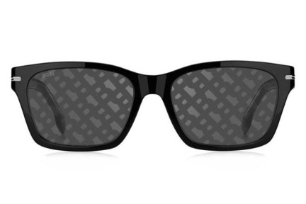 Zonnebril BOSS BOSS1739/F/SK 807/MD Polarized Rechthoekige Zwart