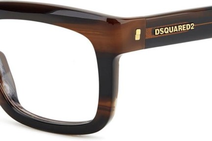 Brillen Dsquared2 D20144 EX4 Rechthoekige Bruin