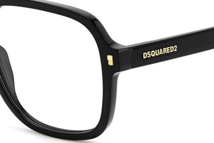 Brillen Dsquared2 D20145 807 Rechthoekige Zwart