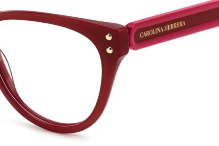 Brillen Carolina Herrera HER0256 C9A Cat Eye Rood