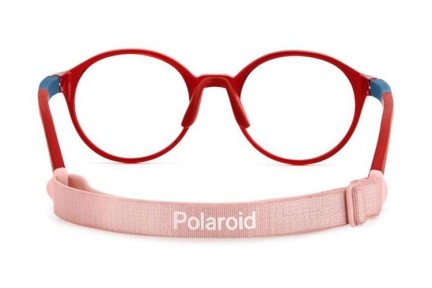 Brillen Polaroid Junior PLDD841 C9A Ronde Rood