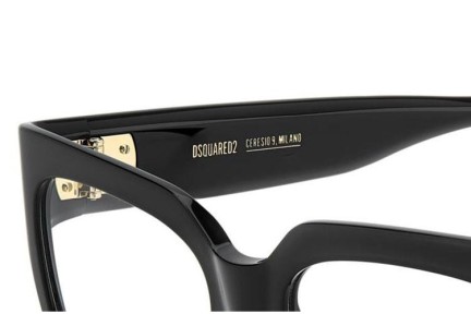 Brillen Dsquared2 D20151/G 807 Rechthoekige Zwart