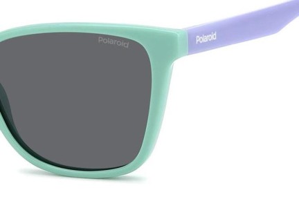 Zonnebril Polaroid Junior PLD8062/S WK2/M9 Polarized Cat Eye Groen