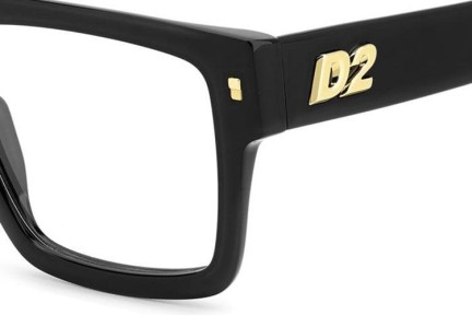 Brillen Dsquared2 D20147 807 Flat Top Zwart