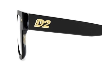 Brillen Dsquared2 D20147 37N Flat Top Zwart