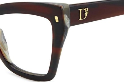 Brillen Dsquared2 D20152 K4G Cat Eye Rood