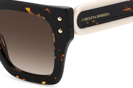 Zonnebril Carolina Herrera HER0255/S 086/HA Vierkant Havana