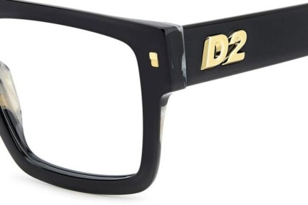 Brillen Dsquared2 D20147 37N Flat Top Zwart