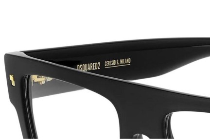 Brillen Dsquared2 D20147 807 Flat Top Zwart