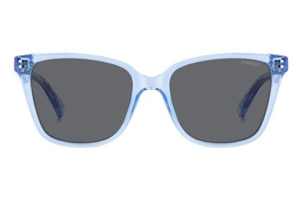 Zonnebril Polaroid Junior PLD8062/S MVU/M9 Polarized Cat Eye Blauw