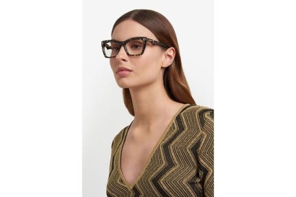 Brillen Missoni MIS0207 086 Rechthoekige Havana