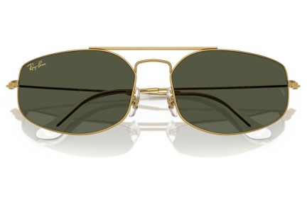 Zonnebril Ray-Ban RB3845 919631 Rechthoekige Goud