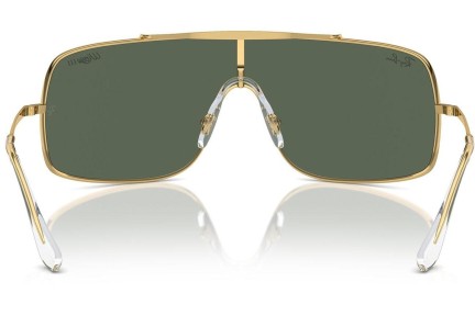 Zonnebril Ray-Ban RB3897 001/71 Vierkant Goud