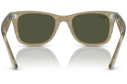 Zonnebril Ray-Ban Wayfarer RB2140F 138731 Vierkant Grijs