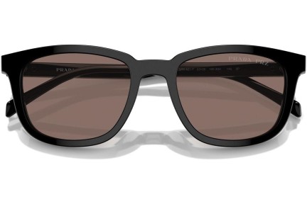 Zonnebril Prada PRA21SF 16K30H Polarized Vierkant Zwart