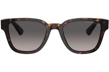 Zonnebril Prada PRA04S 19J09G Polarized Rechthoekige Havana