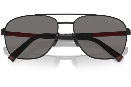 Zonnebril Prada Linea Rossa PS54ZS 1BO02G Polarized Ovaal Zwart