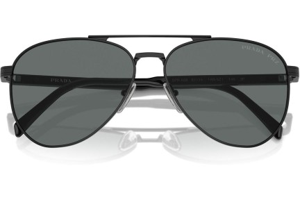 Zonnebril Prada PRA58S 1AB5Z1 Polarized Pilot Zwart