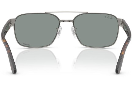 Zonnebril Ray-Ban RB3751CH 004/3R Polarized Vierkant Zilver